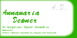 annamaria depner business card